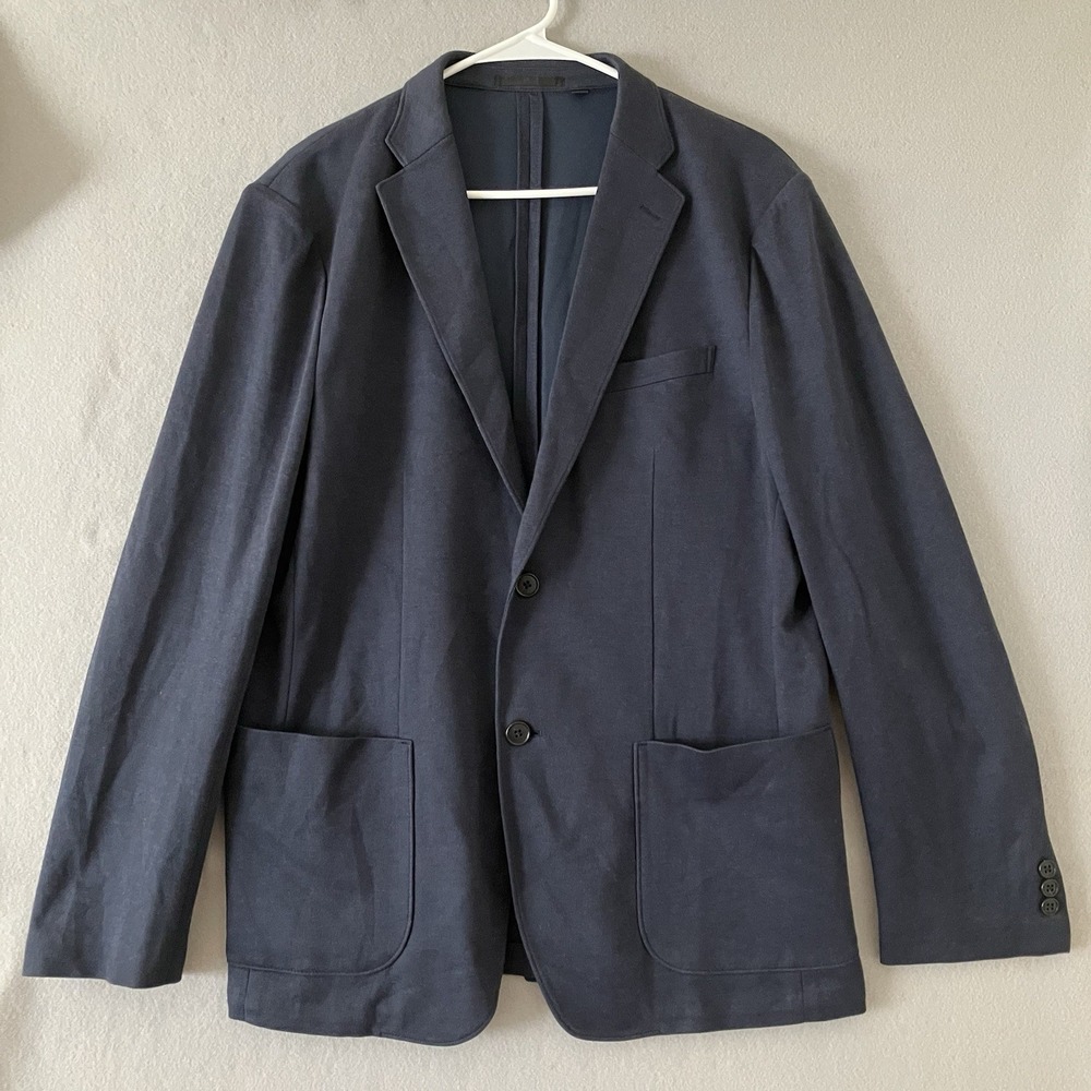 Uniqlo Unstructured Stretch  Blazer Men's Large Office Business Casual Preppy
